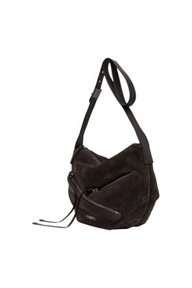 Borsa donna in camoscio colore moka. GIANNI CHIARINI | 11510-MOKA